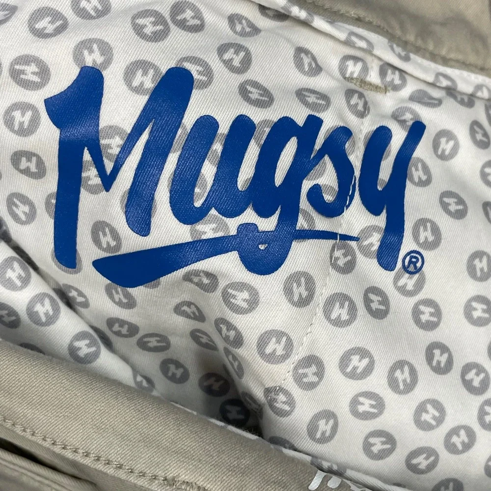 Mugsy Tan Teddys Slim Fit Stretch Chino Pants Mens 32x32